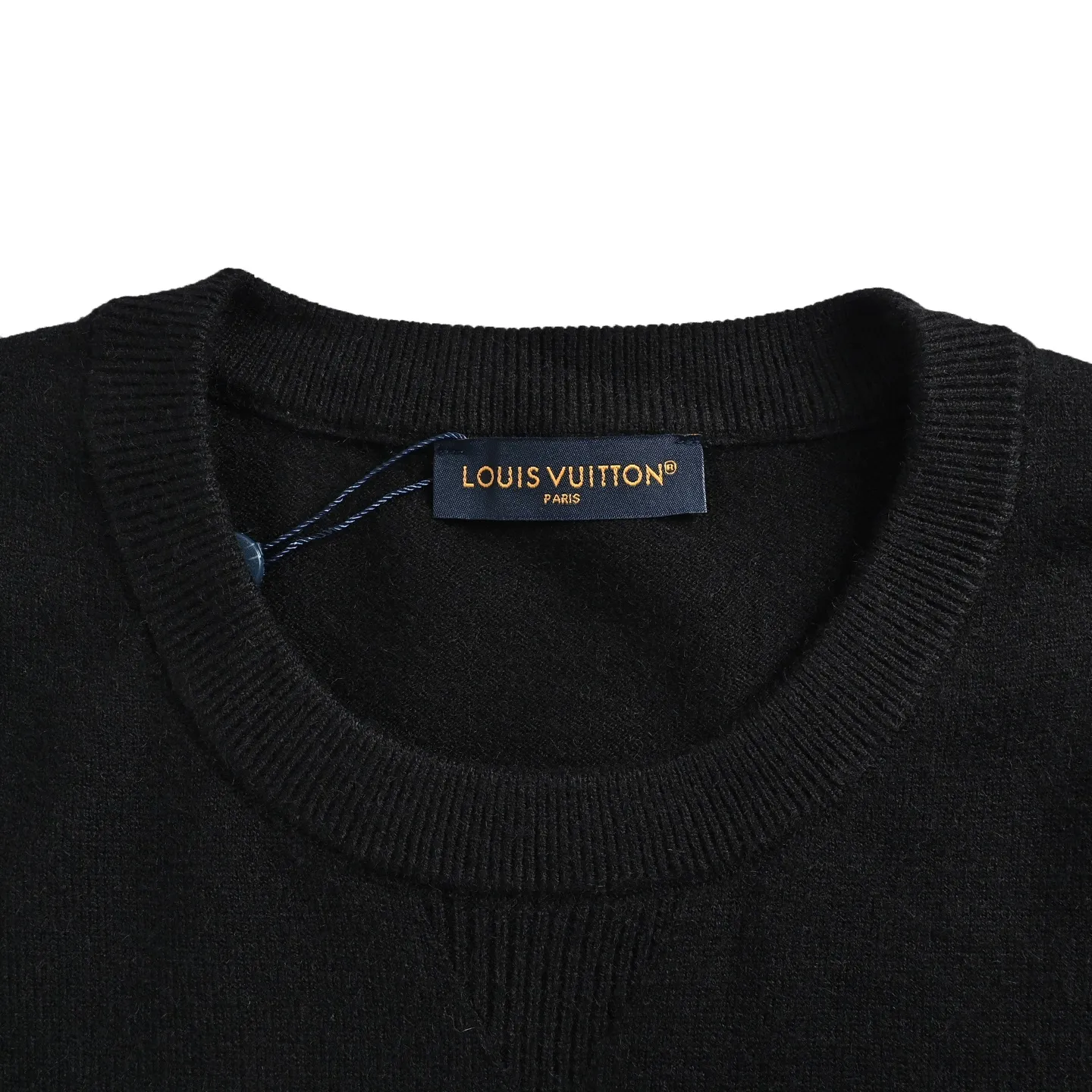 Louis Vuitton/Louis Vuitton gesture embroidered knitted sweater